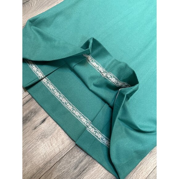 Pendleton Womens Size 14 Wool High-Waisted Green A-Line Skirt - Picture 7 of 9